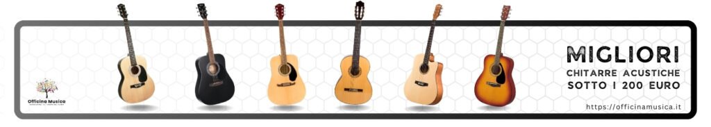 6 Migliori Chitarre Acustiche sotto i 200 euro – Classifica Recensioni