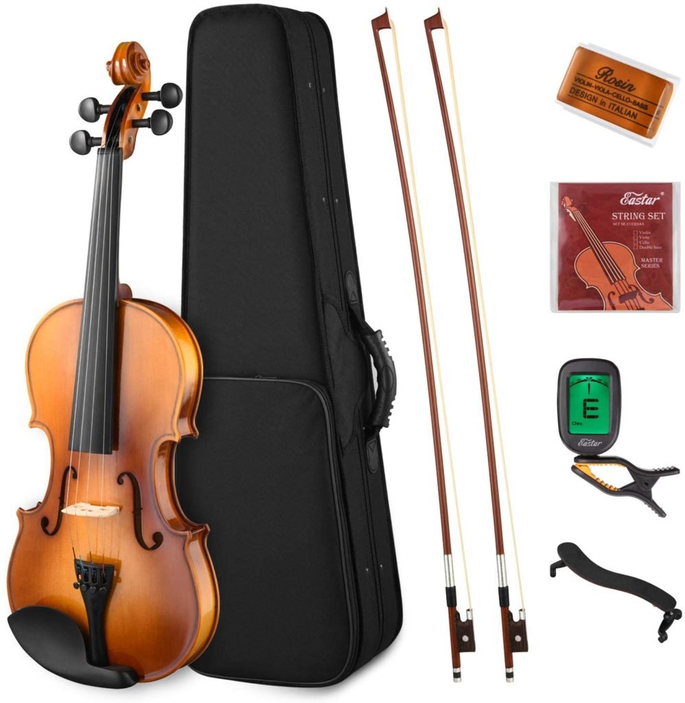 Violino ADM 4/4 Set Completo Per Principianti - Con Custodia, Arco, Accordatore E Accessori - Foto 7